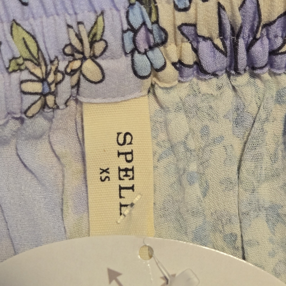 SPELL Womens Boho Colorful Patchwork Jacaranda Ch… - image 8